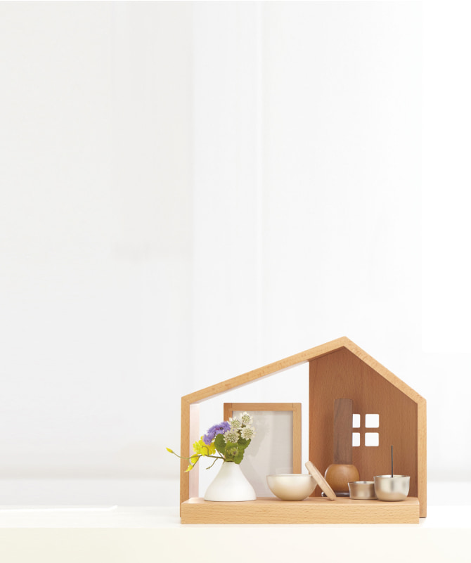 ステージ型仏壇 木の家の紹介