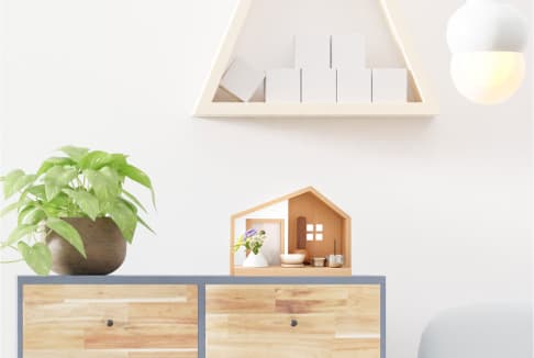 ステージ型仏壇 木の家ライト