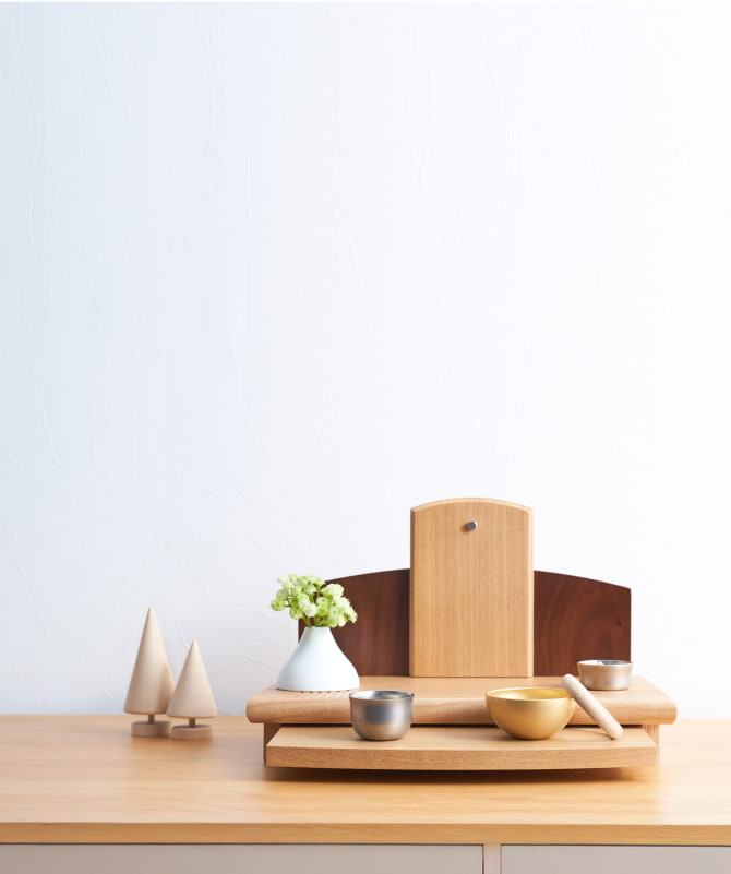 ステージ型仏壇 木の家の紹介